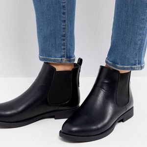 Parker Lane (ASOS) faux-leather chelsea boots